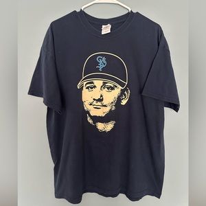 Saint Paul Saints Bill Murray Baseball Tee Shirt T-Shirt